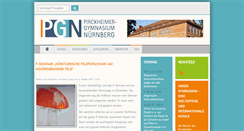 Desktop Screenshot of pirckheimer-gymnasium.de